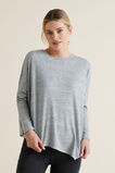 Asymmetrical Stripe Sweater    hi-res