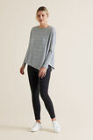 Asymmetrical Stripe Sweater    hi-res