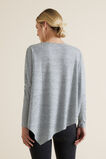 Asymmetrical Stripe Sweater    hi-res