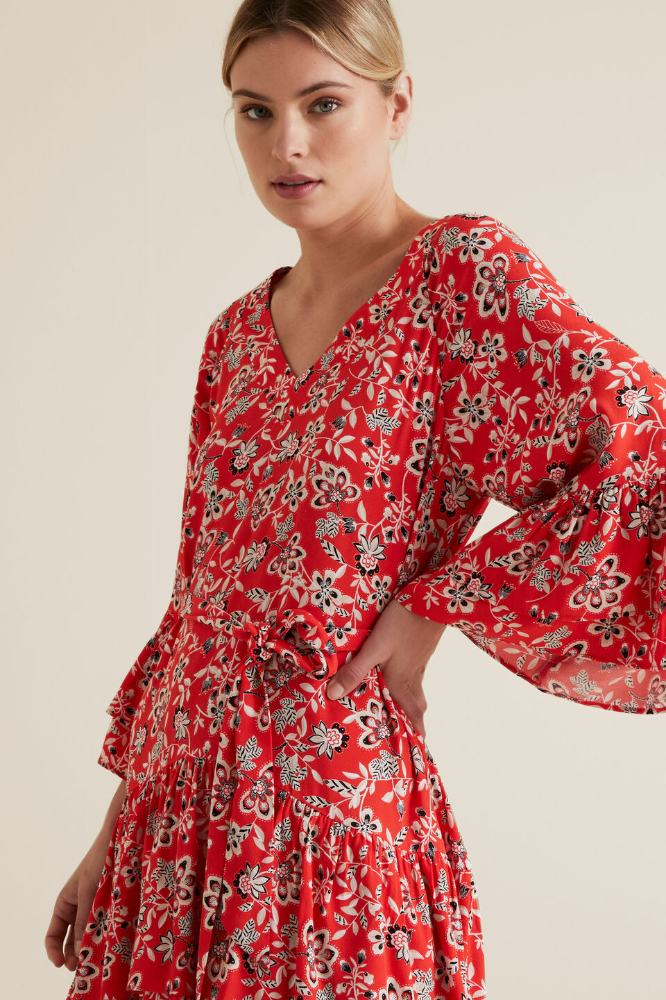 Tiered Ruffle Dress  