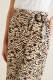 Resort Animal Wrap Skirt    hi-res