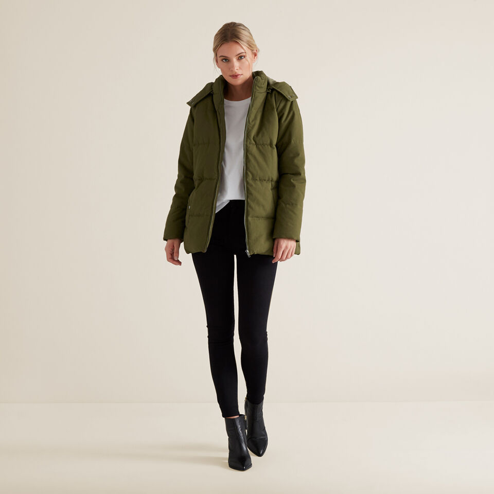 Belted Puffer Jacket  