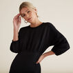 Pleated Waist Dress    hi-res