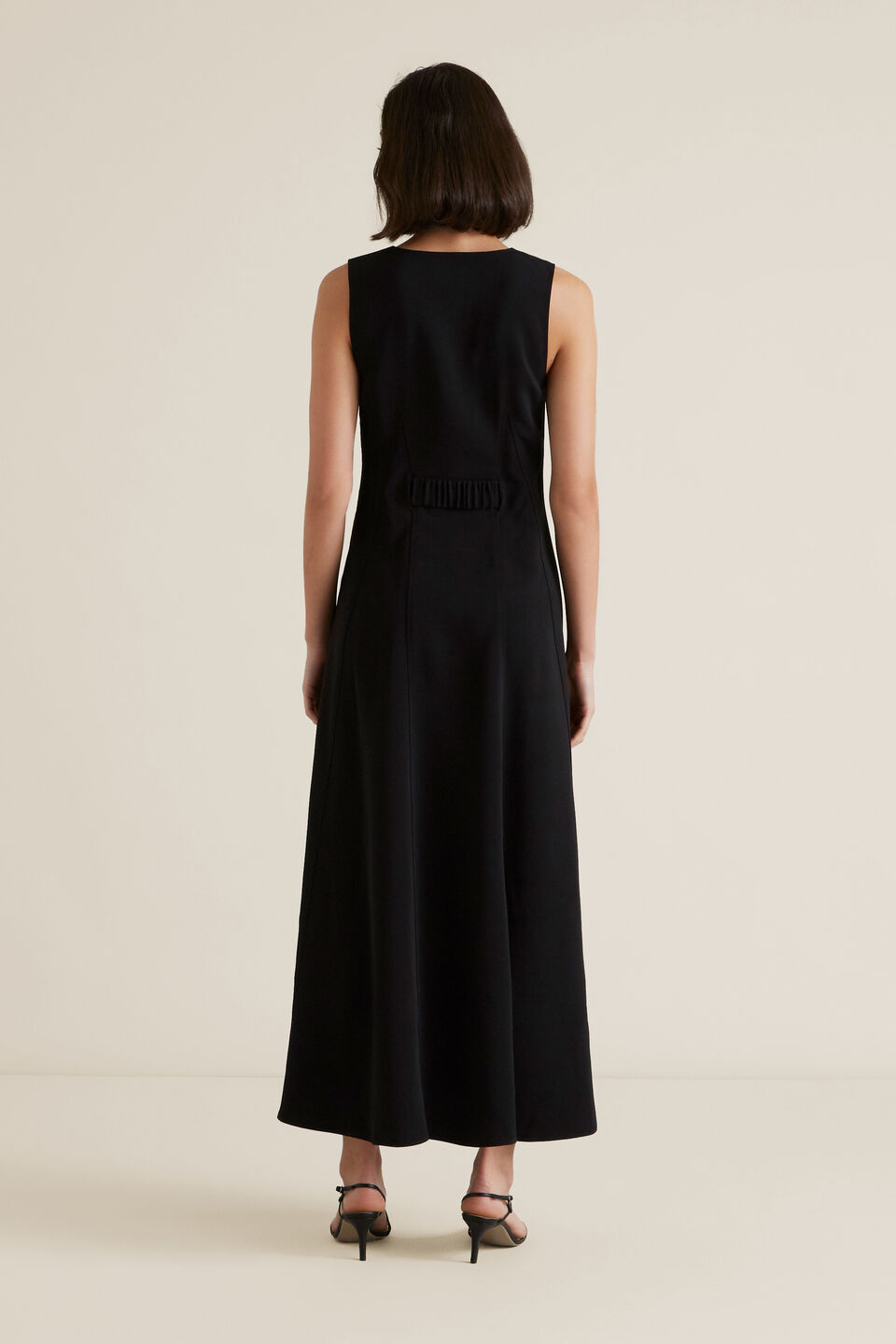 Clasp Belt Dress  