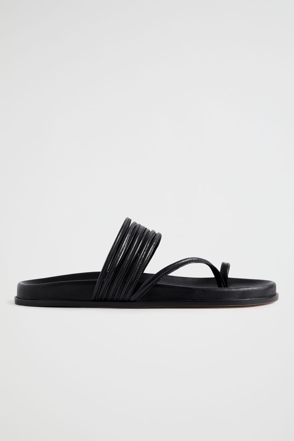 Tegan Footbed Sandal  Black