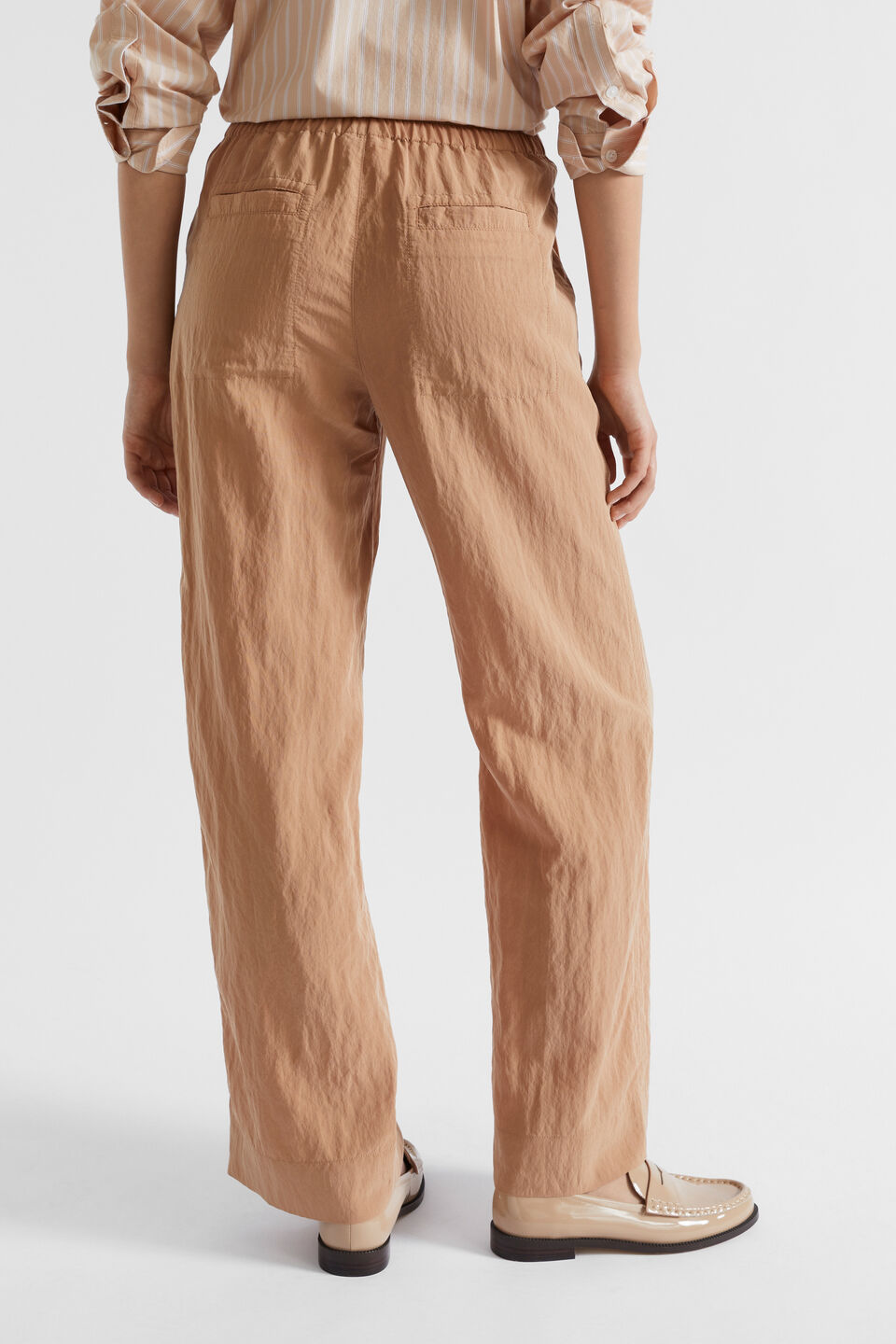 Straight Leg Casual Pant  Fudge