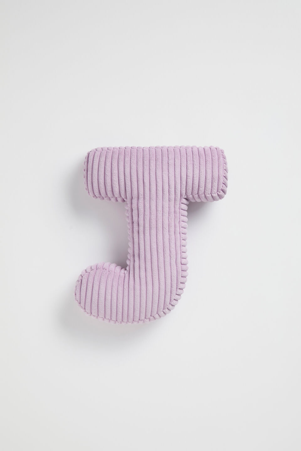 Orchid Cord Initial Cushion  J