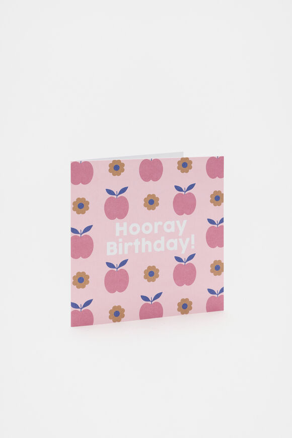 Hooray Birthday Card  Multi  hi-res