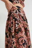 Floral Gathered Maxi Skirt  Vintage Floral  hi-res