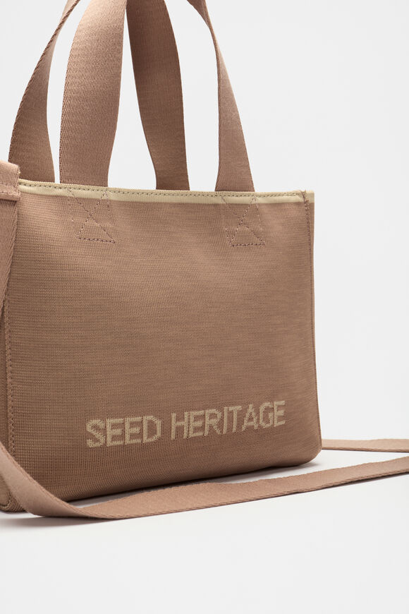 Knit Logo Mini Tote  Amaretto  hi-res