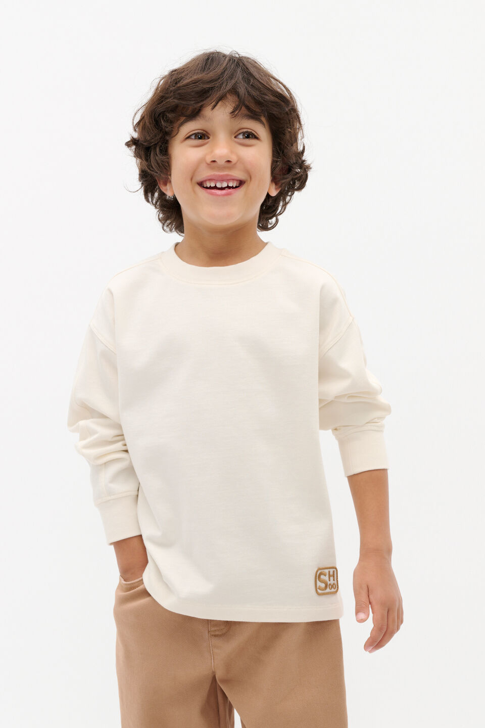 Relaxed Fit Tee  Classic Cream