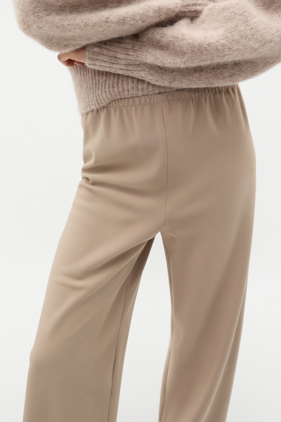 Easy Wide Leg Pant  Cookie