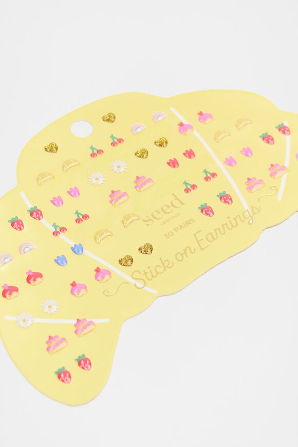 Patisserie Stick On Earrings  Multi  hi-res