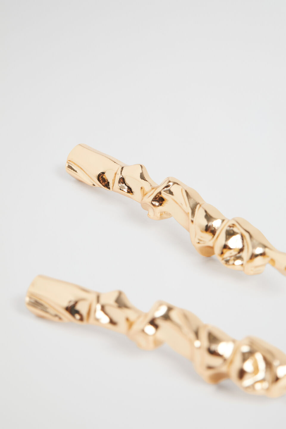 Molten Drop Earring  Gold