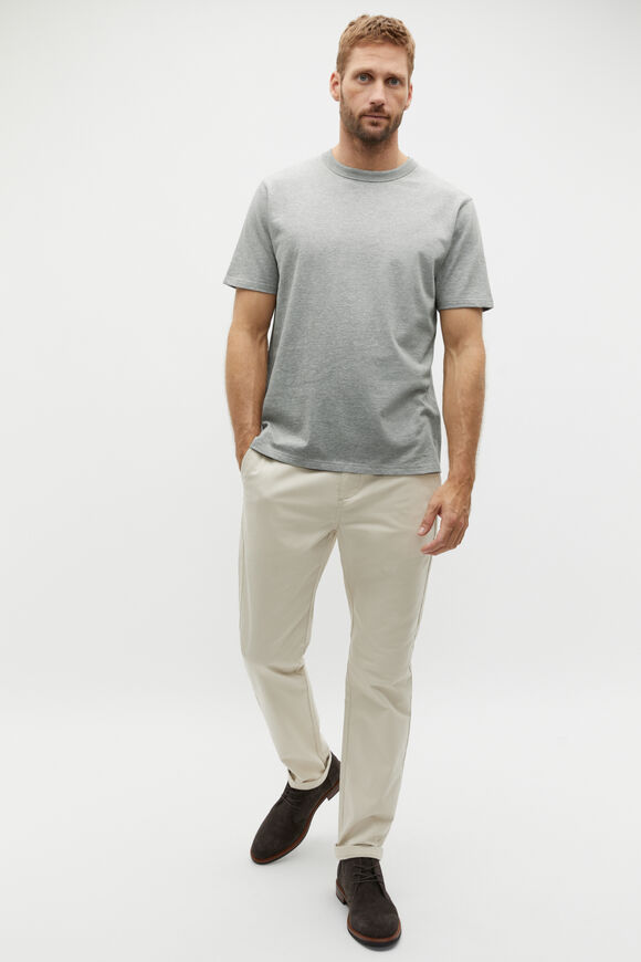 Crew Tee  Silver Marle  hi-res