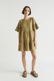Core Linen Mini Dress  Deep Bronze  hi-res
