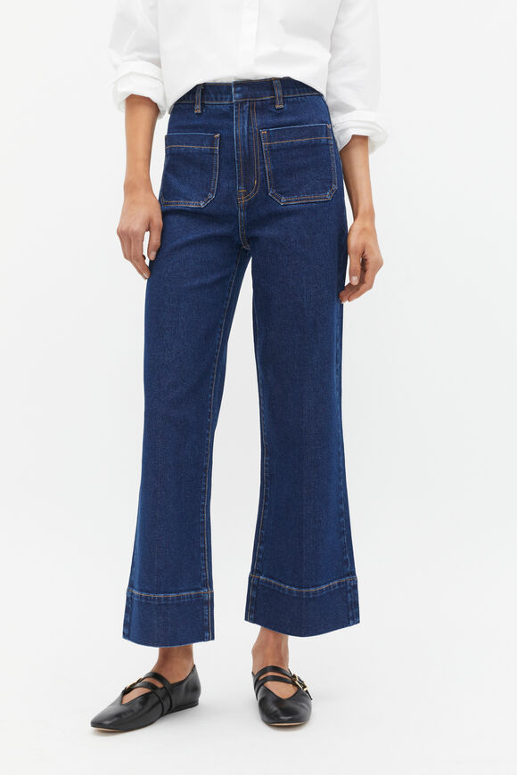 Core Wide Leg Pocket Jean  Neptune Wash  hi-res