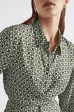 Mini Geo Wrap Shirt  Dark Fern Geo  hi-res