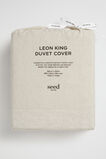 Leon Queen Duvet Cover  Natural  hi-res