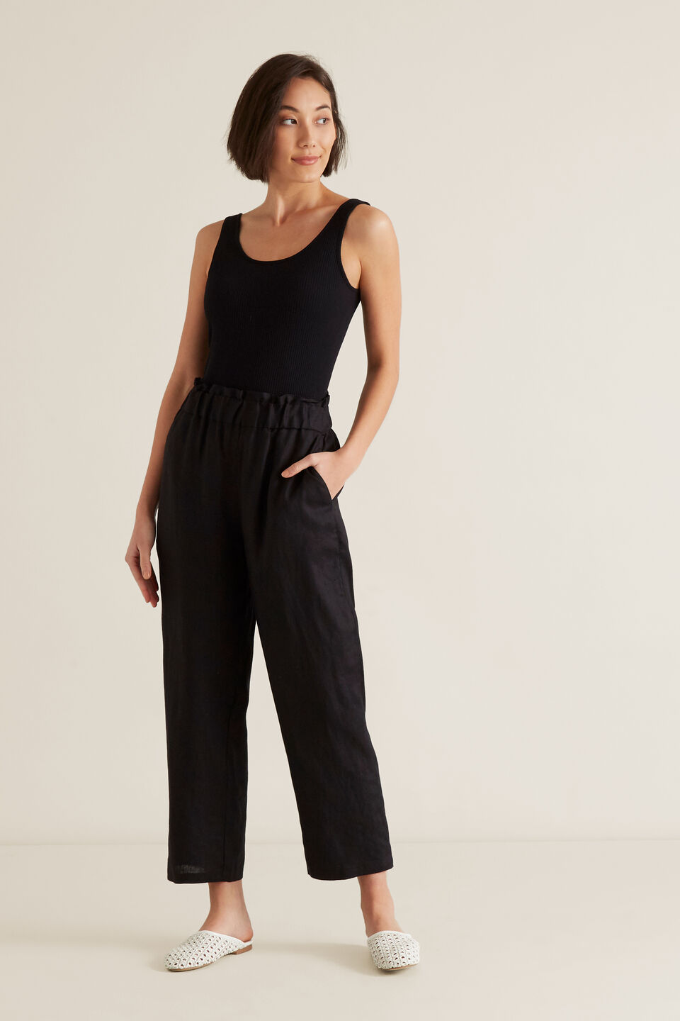 Linen Relaxed Pant  