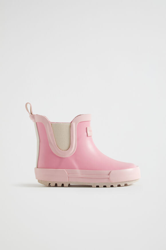 Colourblock Short Gumboot  Candy Pink  hi-res
