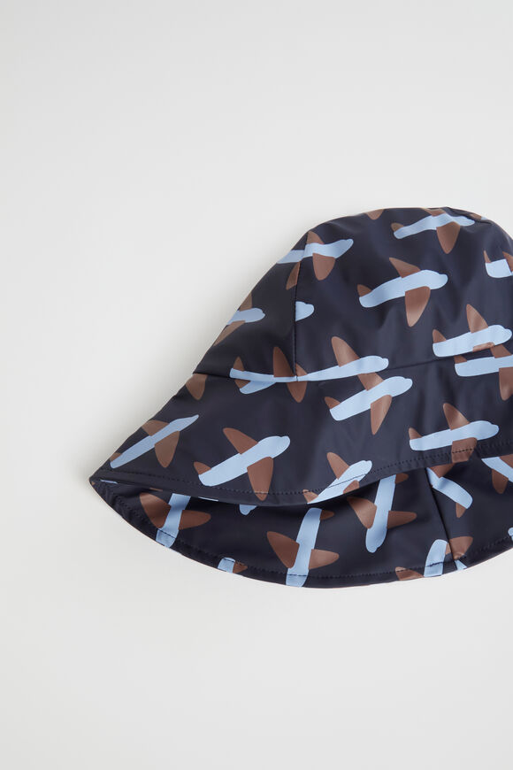 Aeroplane Rain Bucket Hat  Multi  hi-res