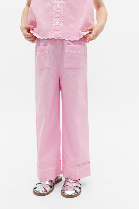 Scallop Trim Pant  Candy Pink  hi-res