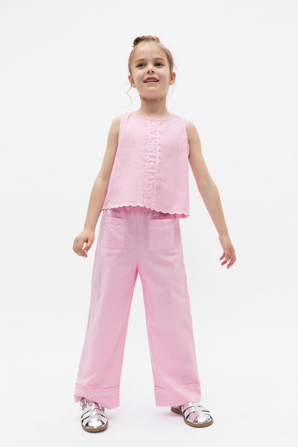 Scallop Trim Pant  Candy Pink  hi-res