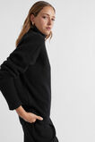 Merino Wool Roll Neck  Black  hi-res