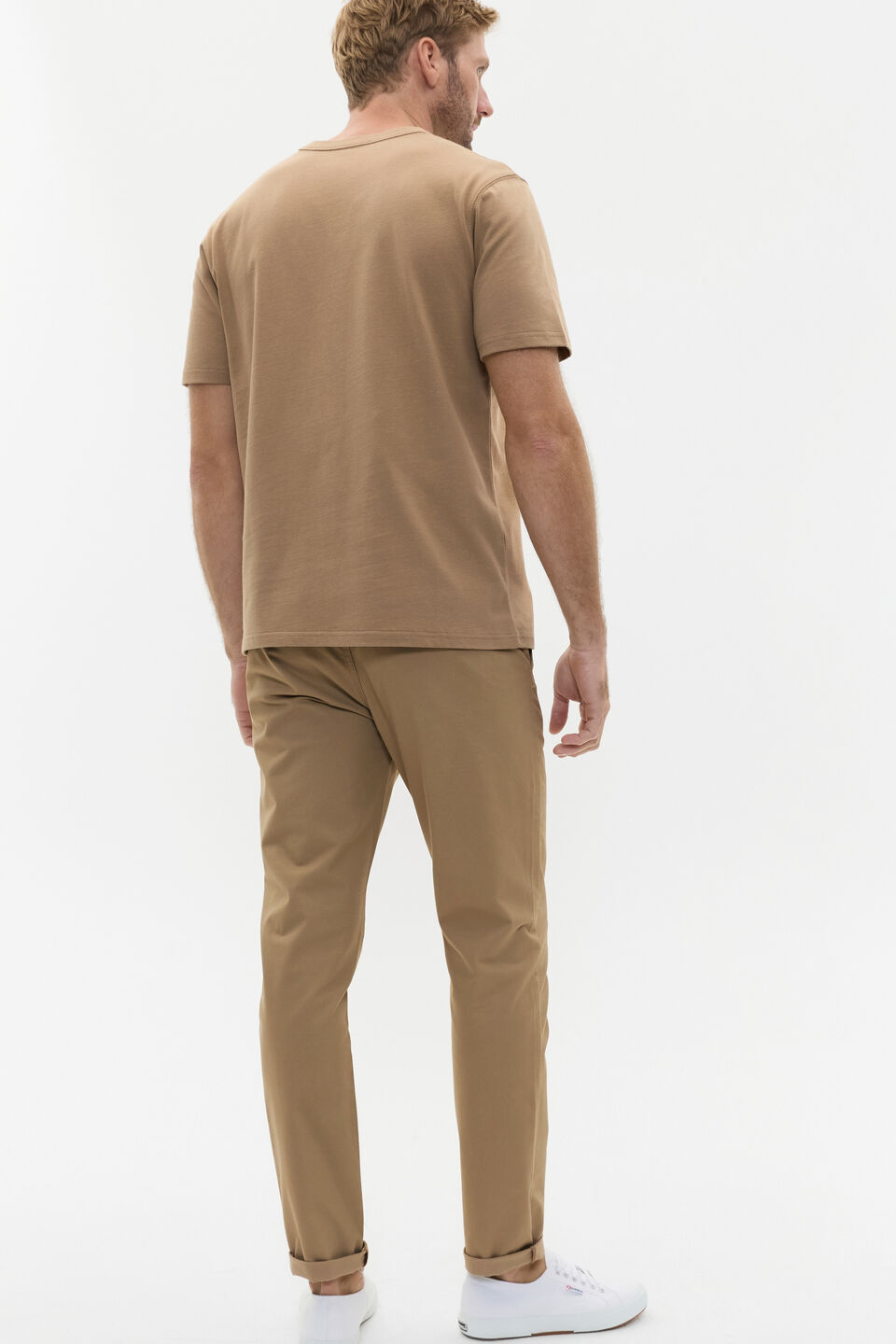 Crew Tee  Biscotti