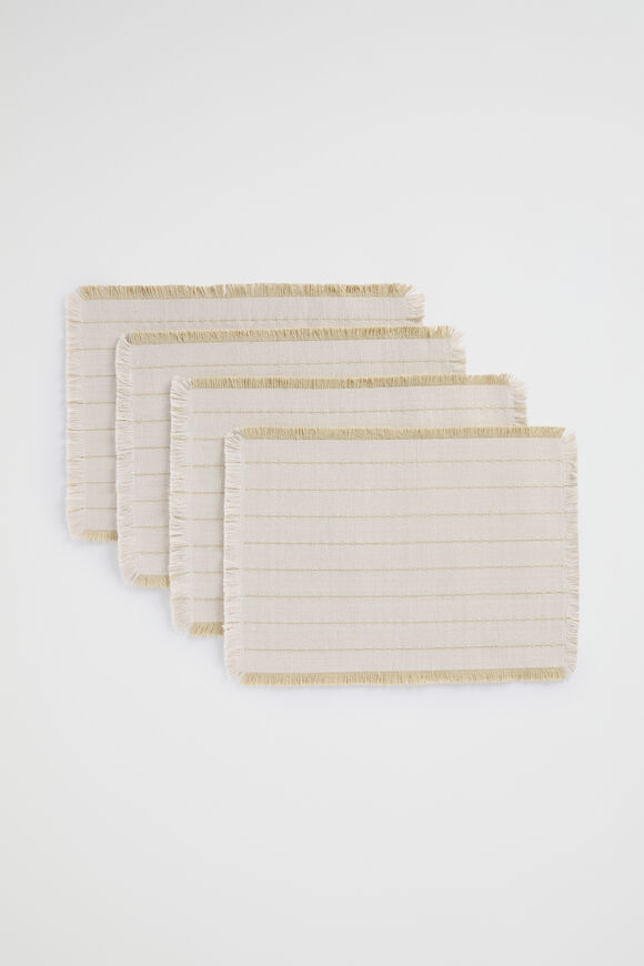 Jute Placemat Set of 4  Cloud Cream  hi-res