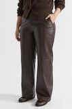 Leather Tailored Pant  Dark Espresso  hi-res