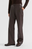 Leather Tailored Pant  Dark Espresso  hi-res