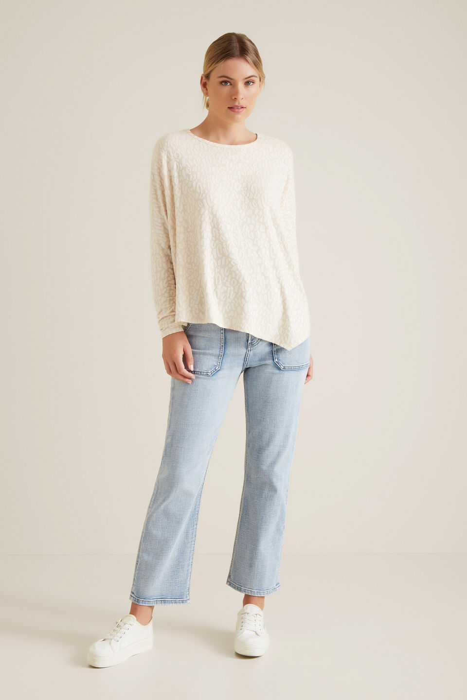 Ocelot Asymmetrical Sweater  