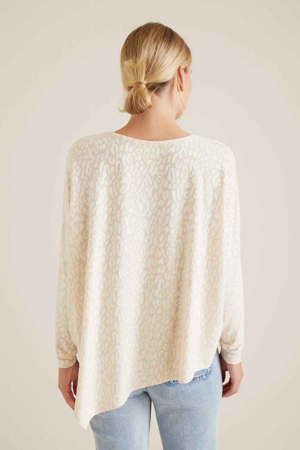 Ocelot Asymmetrical Sweater  