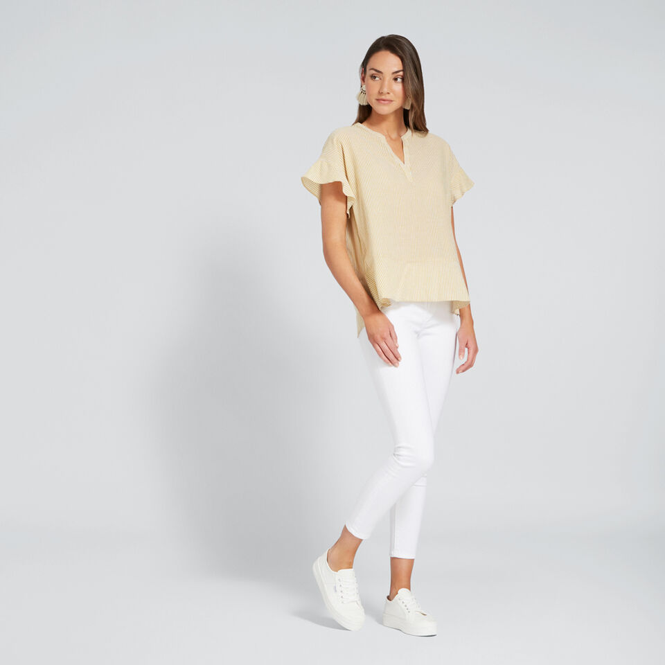 Comfy Frill Sleeve Top  