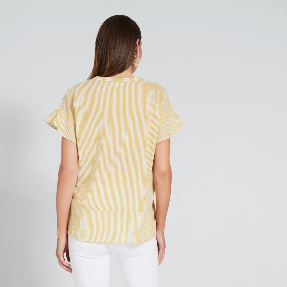 Comfy Frill Sleeve Top  