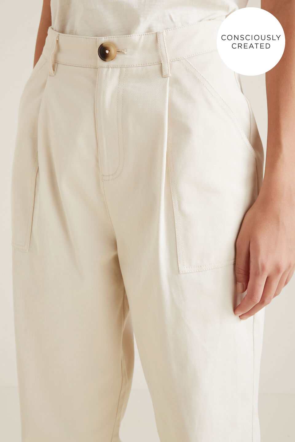 Sustainable Stitch Detail Pant  