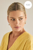 Fine Coin Pendant Hoops  9  hi-res