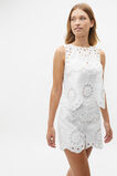Scallop Broderie Shell Top  Whisper White  hi-res