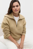 Textured Twist Sweat  Cashew Twist  hi-res