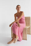 Rib Knit Strapless Dress  Rosewood Marle  hi-res