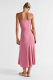 Rib Knit Strapless Dress  Rosewood Marle  hi-res