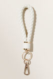 Woven Keyring  Ivory  hi-res