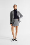 Houndstooth A Line Mini Skirt  Midnight Sky Houndstooth  hi-res