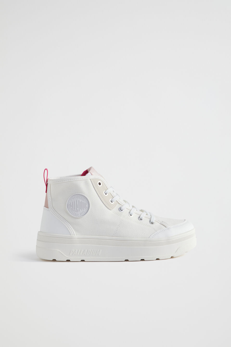 Palladium Pallasphalt Mid  White