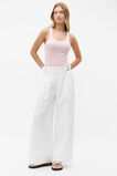 Australian Cotton Rib Tank  Strawberry Red Stripe  hi-res