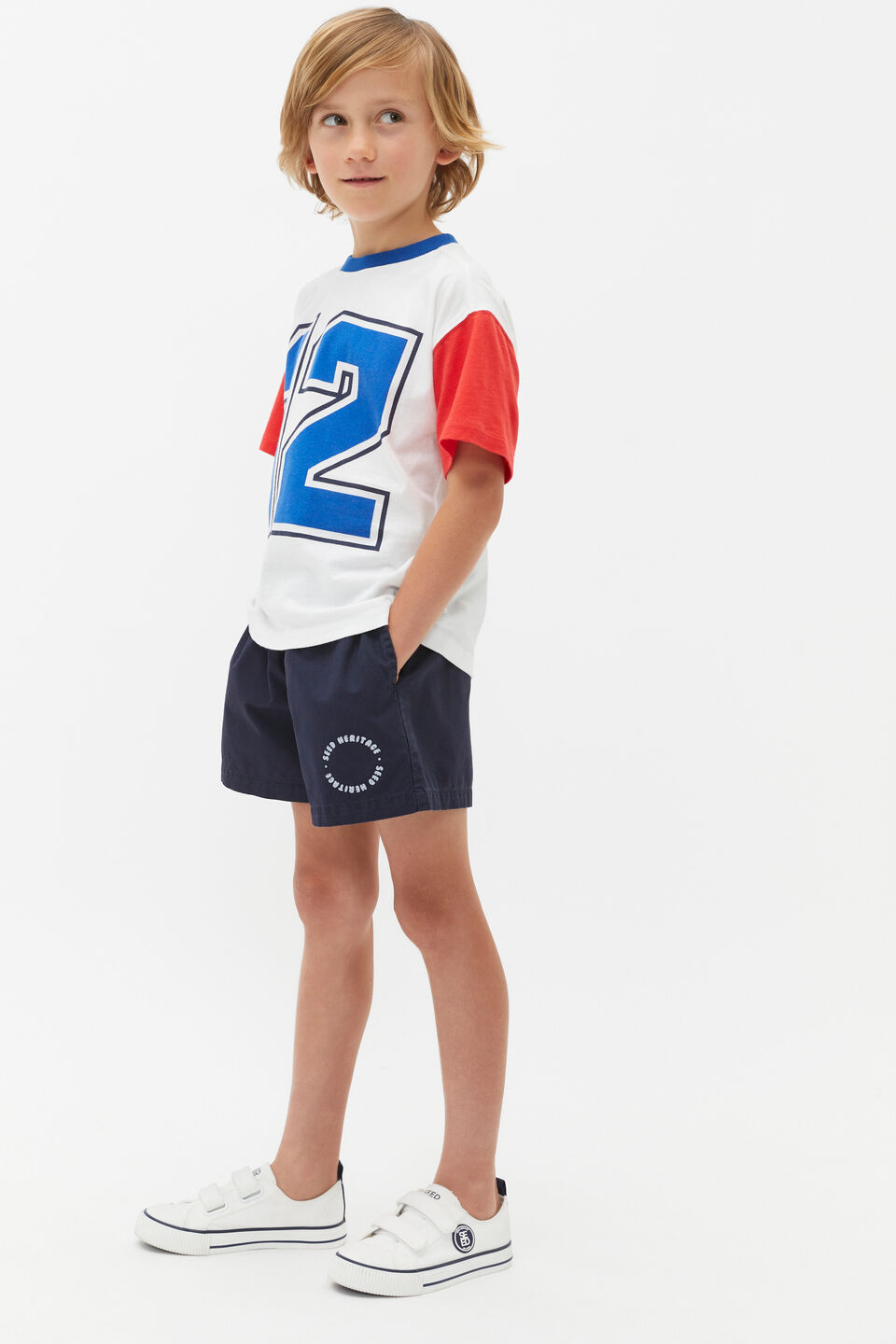 Garment Dye Short  Midnight Blue