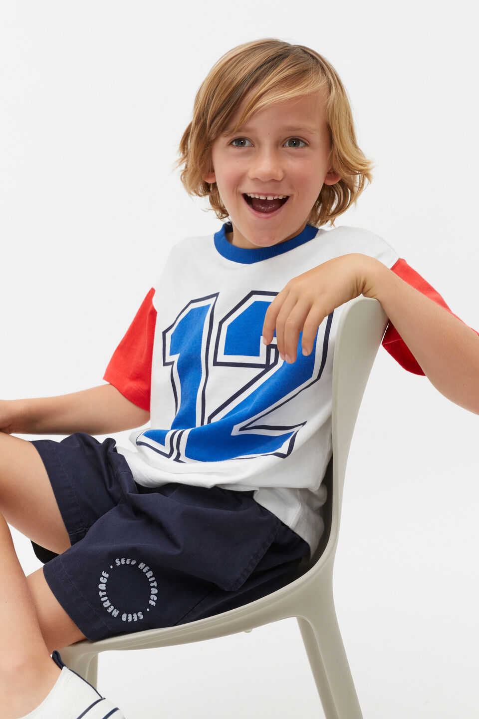 Garment Dye Short  Midnight Blue