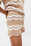 Crochet Tie Short  Nougat  hi-res